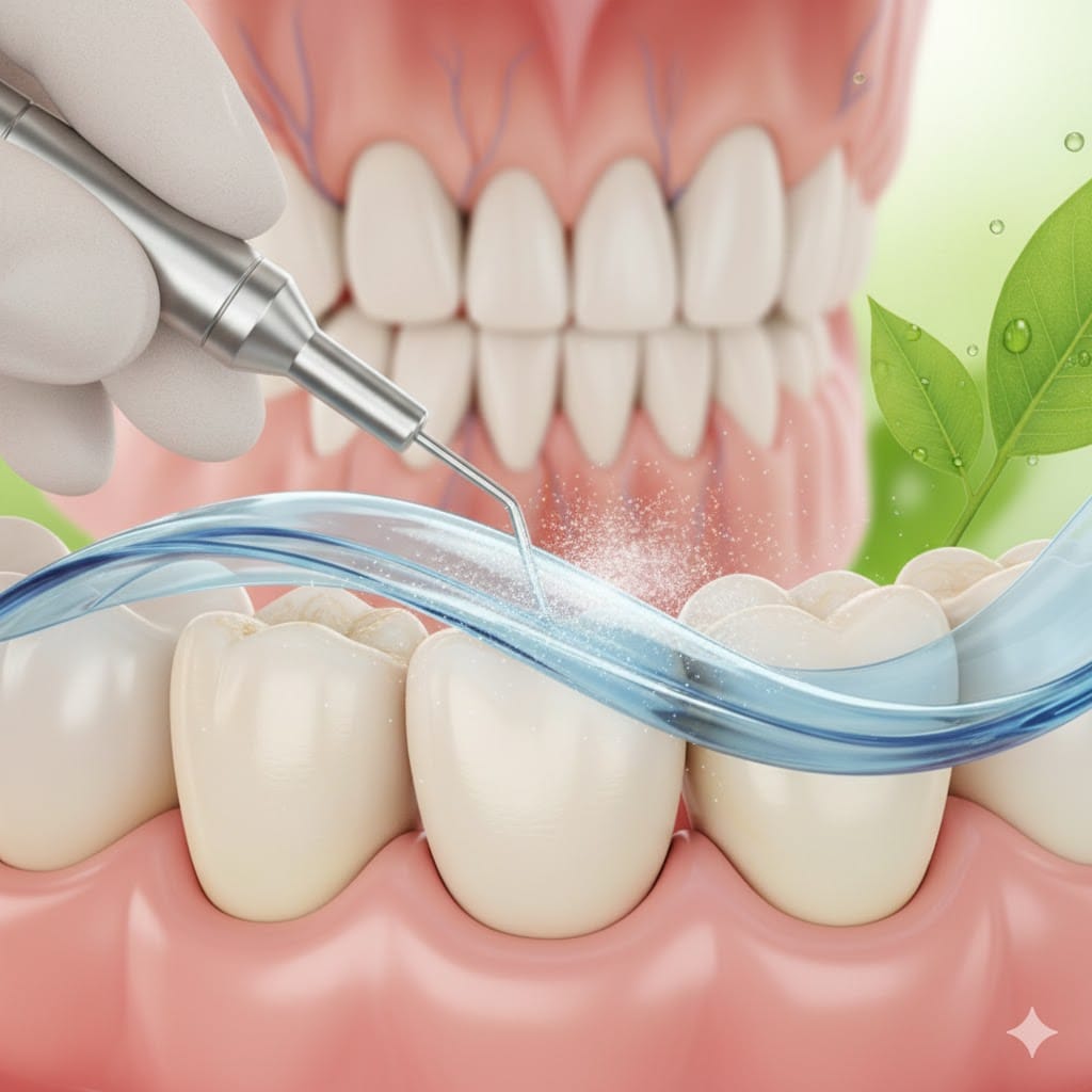 Healthy gums and smile