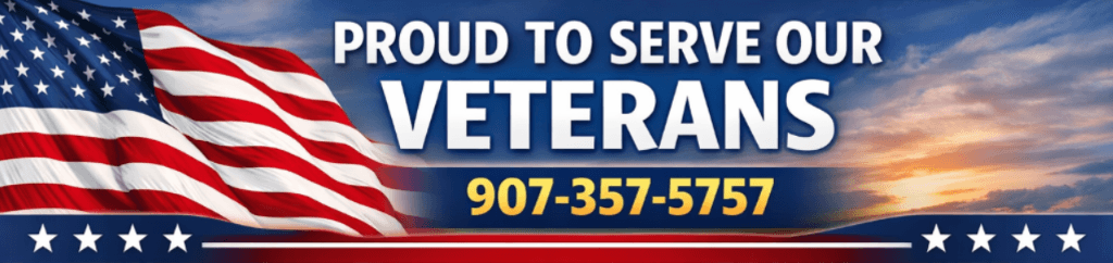 Proud to Serve Our Veterans - 907-357-5757